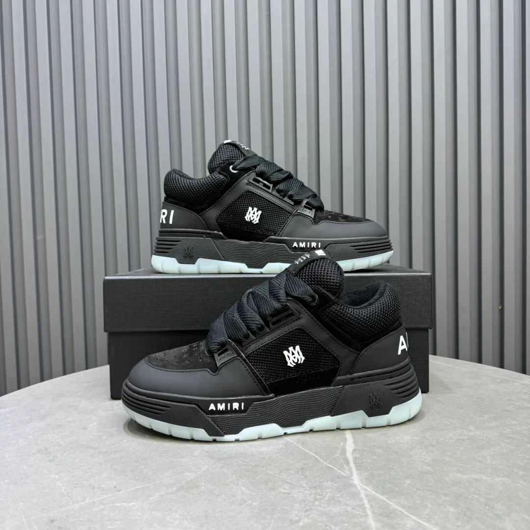Men's shoes 💰660💰 AMIRI AMIRI trendy brand hot sale 🔥 Available all year round, couples 💑 Official website synchronization Imported fabrics 1⃣️ vs 1⃣️ replica, original factory special original sole, 35-45 (45. non-refundable)